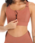 High Impact,A+ Quality, Ultimate Comfort, Sports Bra, Zipper(085) ( Pack of 3 )