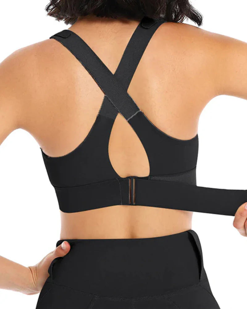 High Impact,A+ Quality, Ultimate Comfort, Sports Bra, Zipper(085) ( Pack of 3 )
