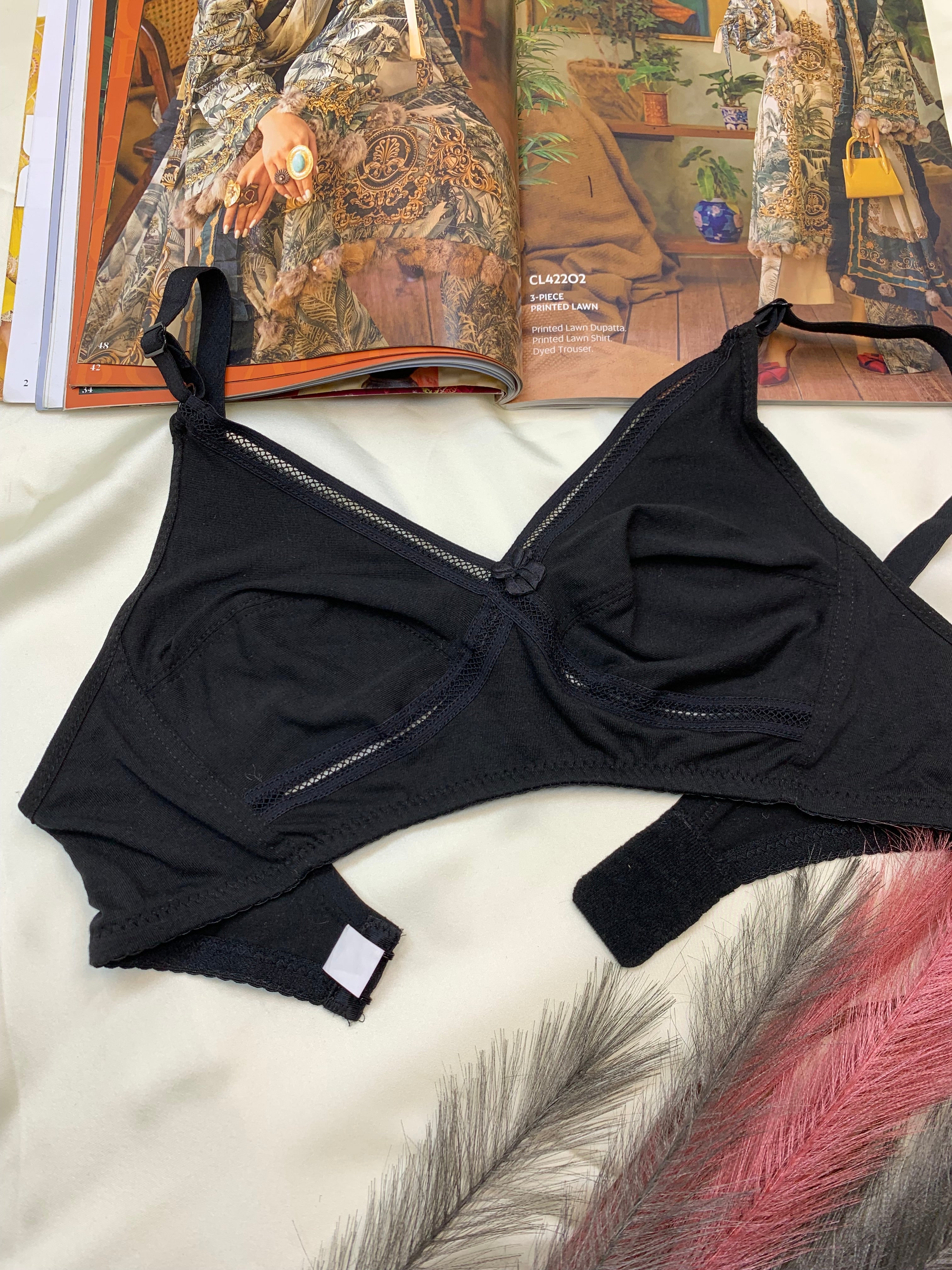 (32-42)b Very Soft Cotton Full Coverage Bra(028)